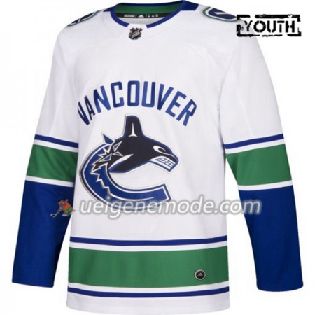 Kinder Eishockey Vancouver Canucks Trikot Blank Adidas Weiß Authentic